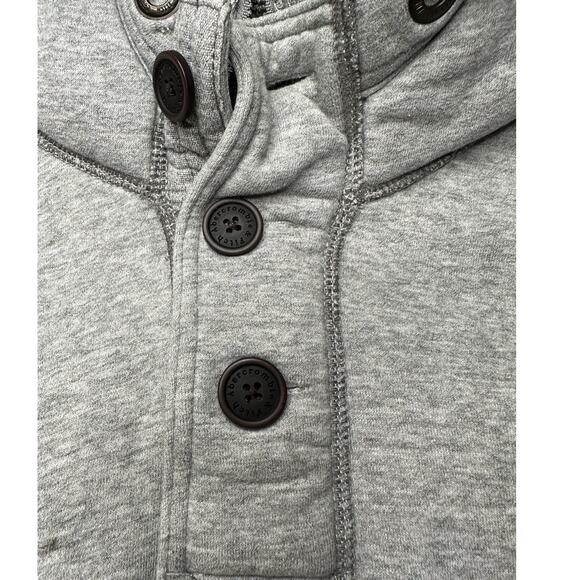 Abercrombie: Gray Super Thick Hoodie - Picture 6 of 10